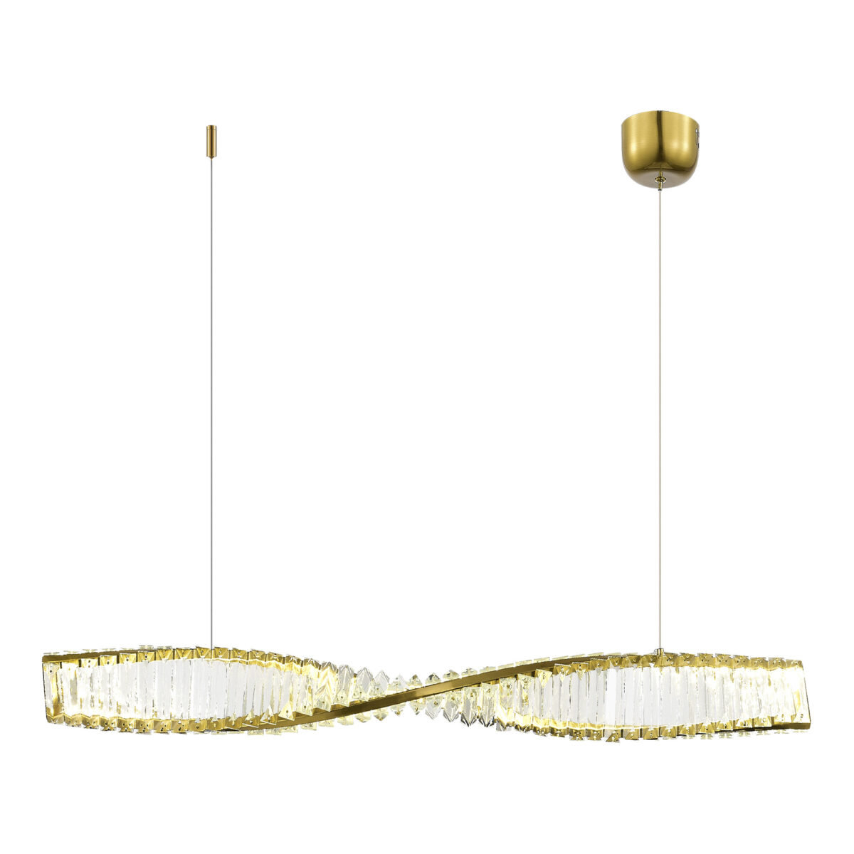 SL6205.313.01 Светильник подвесной ST-Luce Латунь/Прозрачный LED 1*21W 4000K ЭЛИКА — изображение 1