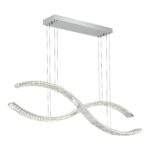 SL6206.103.50 Светильник подвесной ST-Luce Хром/Прозрачный LED 1*50W 3000K АЦЕНО