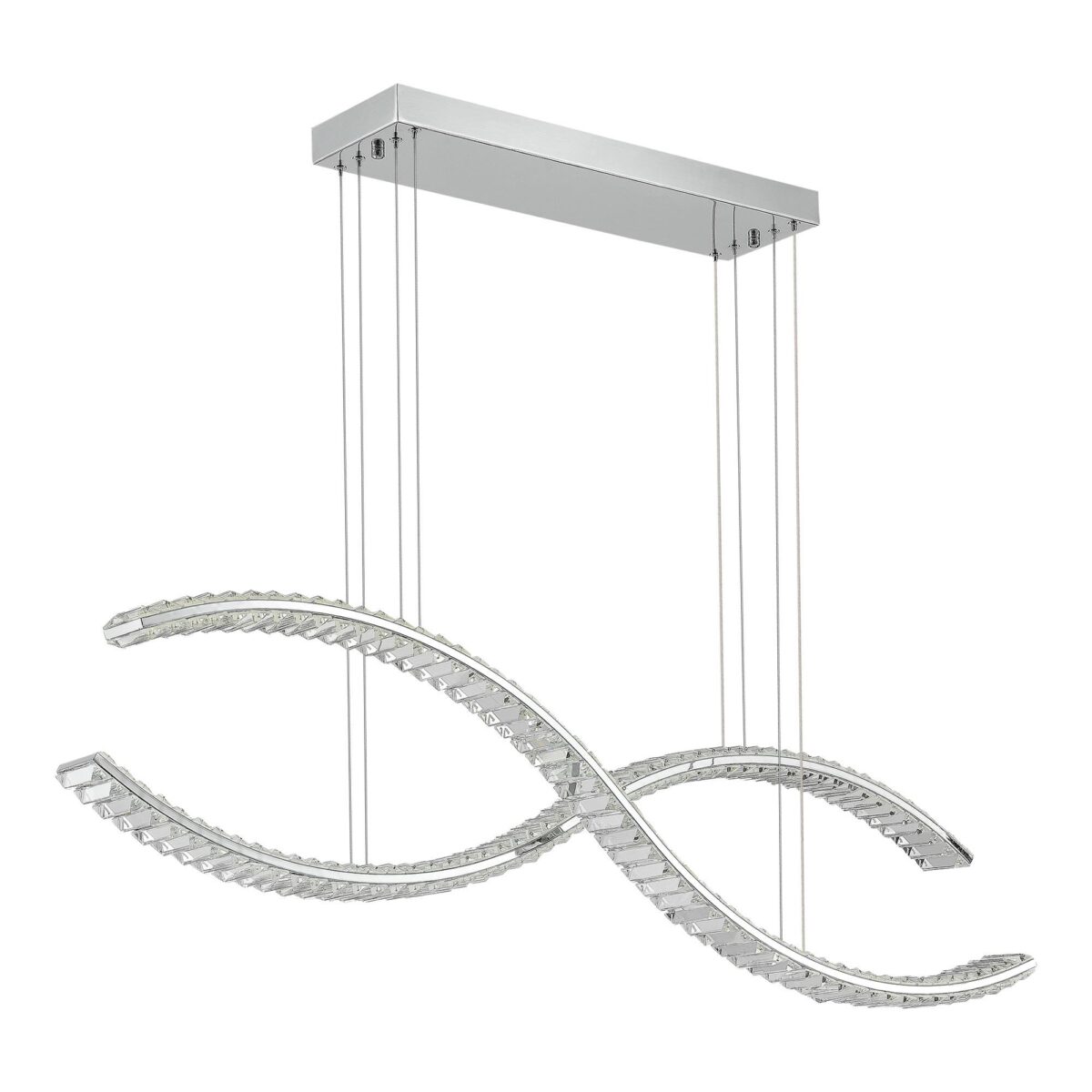 SL6206.103.50 Светильник подвесной ST-Luce Хром/Прозрачный LED 1*50W 3000K АЦЕНО — изображение 2