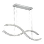 SL6206.103.50 Светильник подвесной ST-Luce Хром/Прозрачный LED 1*50W 3000K АЦЕНО — изображение 2