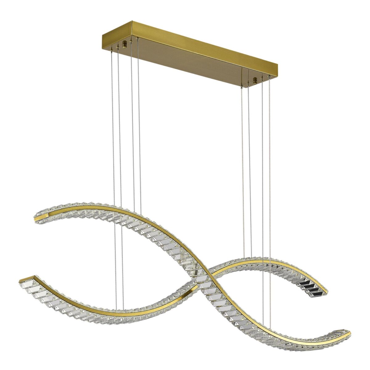 SL6206.303.50 Светильник подвесной ST-Luce Латунь/Прозрачный LED 1*50W 3000K АЦЕНО — изображение 2