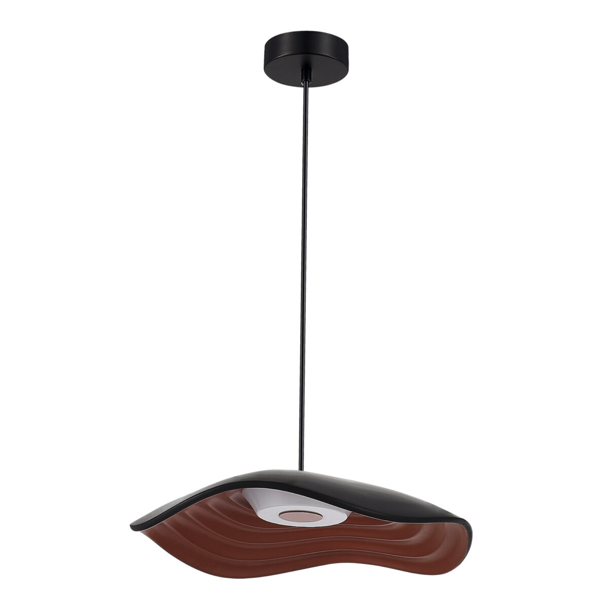 SL6208.401.12 Светильник подвесной ST-Luce Черный/Черный, Оранжевый LED 1*12W 3000K ОАЗИС — изображение 2