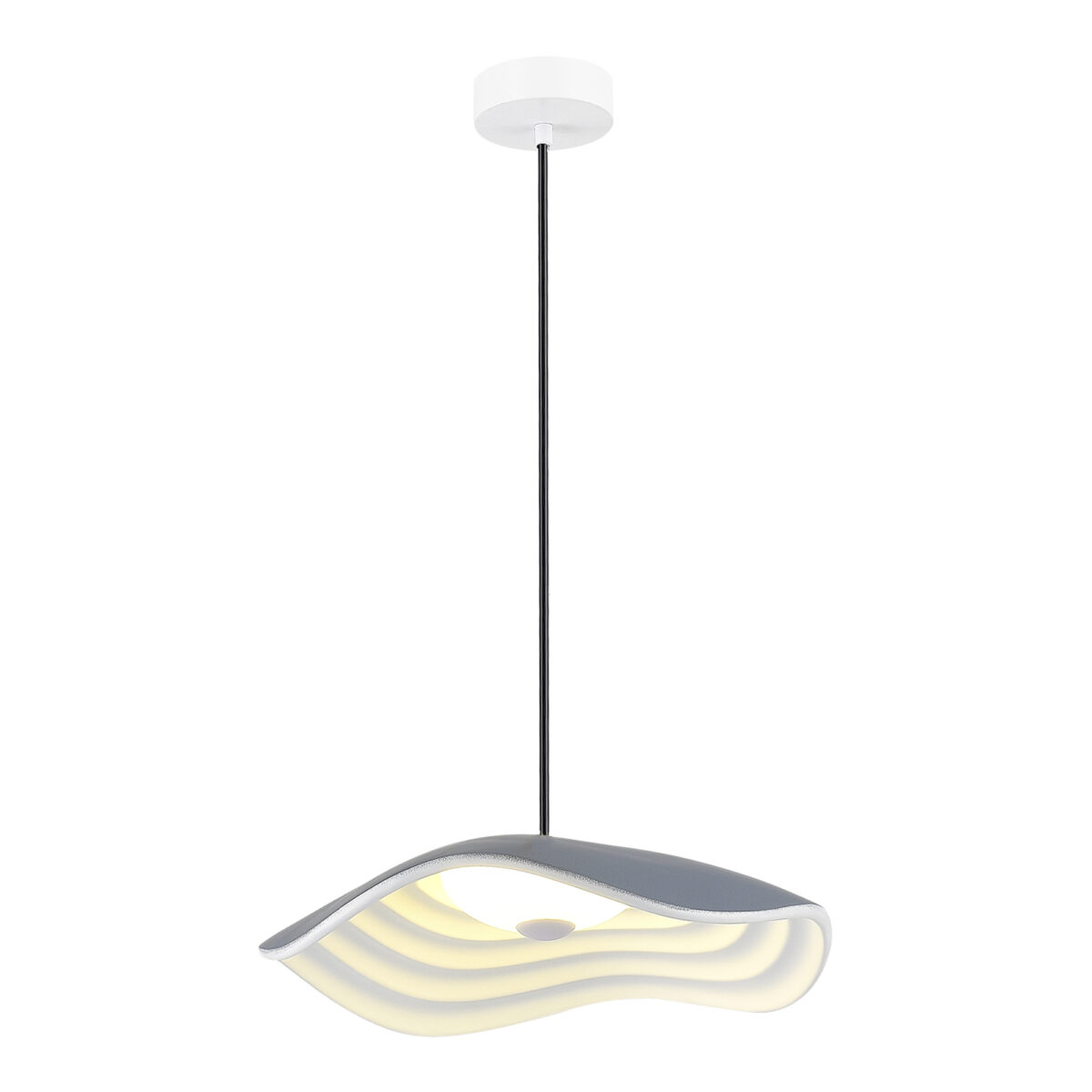 SL6208.701.12 Светильник подвесной ST-Luce Серый/Серый, Белый LED 1*12W 3000K ОАЗИС — изображение 1