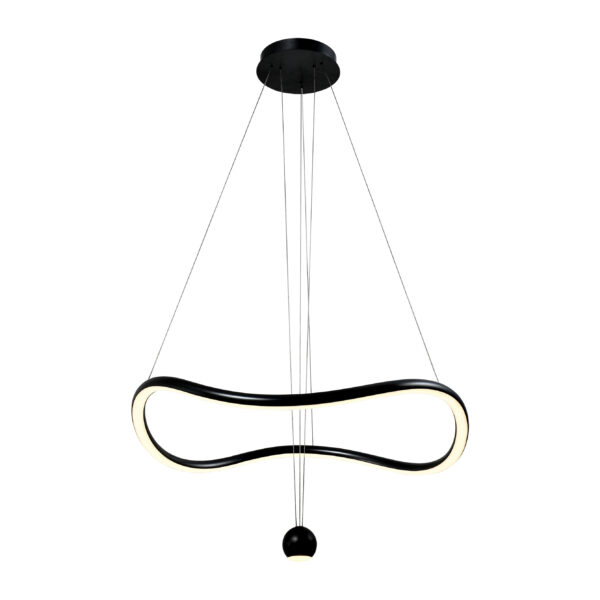 SL6209.403.40 Светильник подвесной ST-Luce Черный/Черный, Белый LED 1*40W 3000K ОРИОН