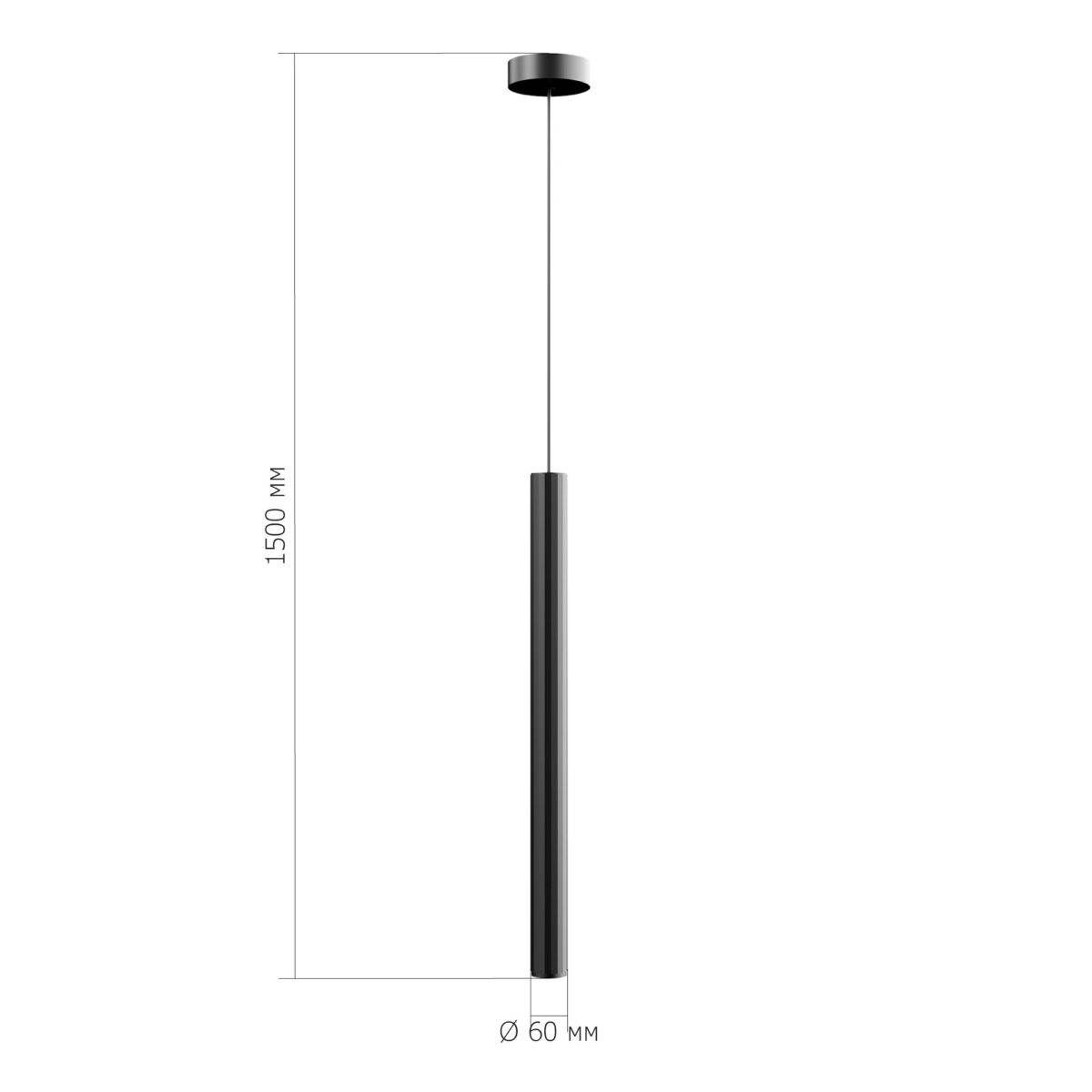 SL6210.403.01 Светильник подвесной ST-Luce Черный/Черный, Золотистый LED 1*7W 3000K ЛИЛИТ — изображение 7