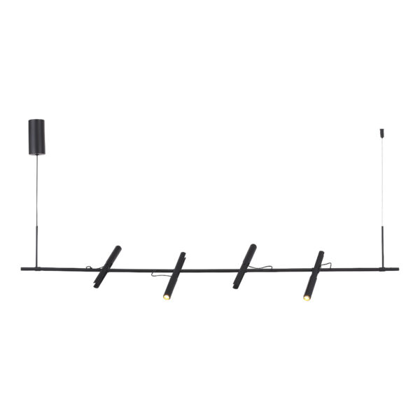 SL6210.403.04 Светильник подвесной ST-Luce Черный/Черный, Золотистый LED 4*3W 3000K ЛИЛИТ