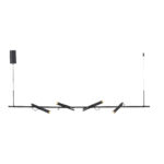 SL6210.403.04 Светильник подвесной ST-Luce Черный/Черный, Золотистый LED 4*3W 3000K ЛИЛИТ — изображение 5