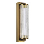 в наличии SL6224.301.01 Светильник настенный ST-Luce Латунь/Прозрачный LED 1*8W 4000K БАМБУ - купить в интернет-магазине Светильники Торг