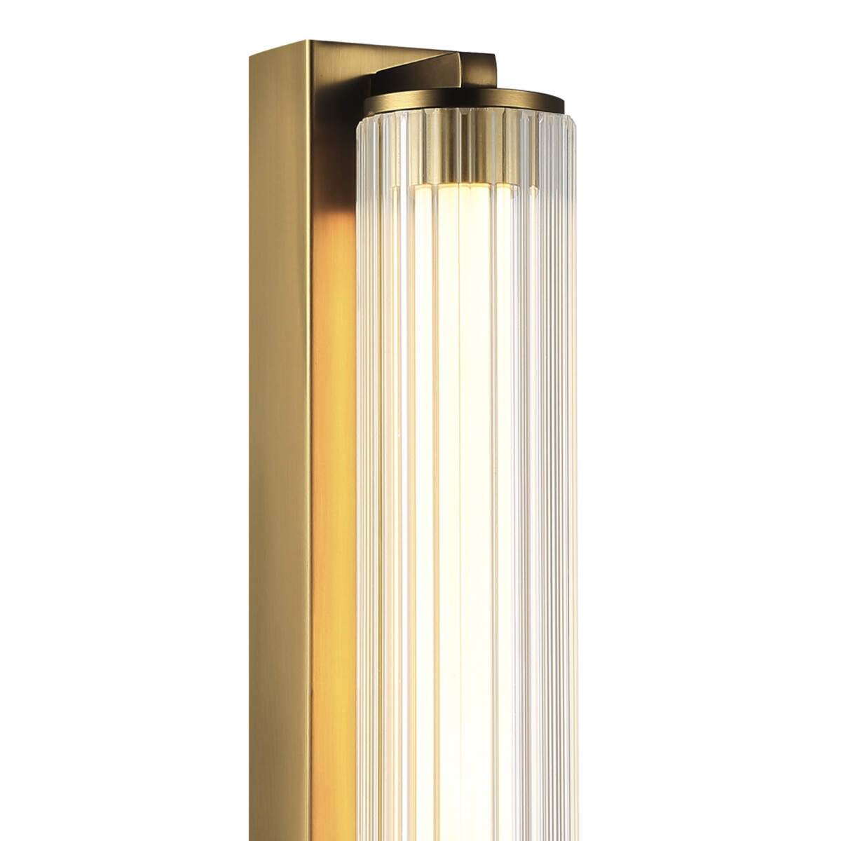 в наличии SL6224.301.01 Светильник настенный ST-Luce Латунь/Прозрачный LED 1*8W 4000K БАМБУ - купить в интернет-магазине Светильники Торг