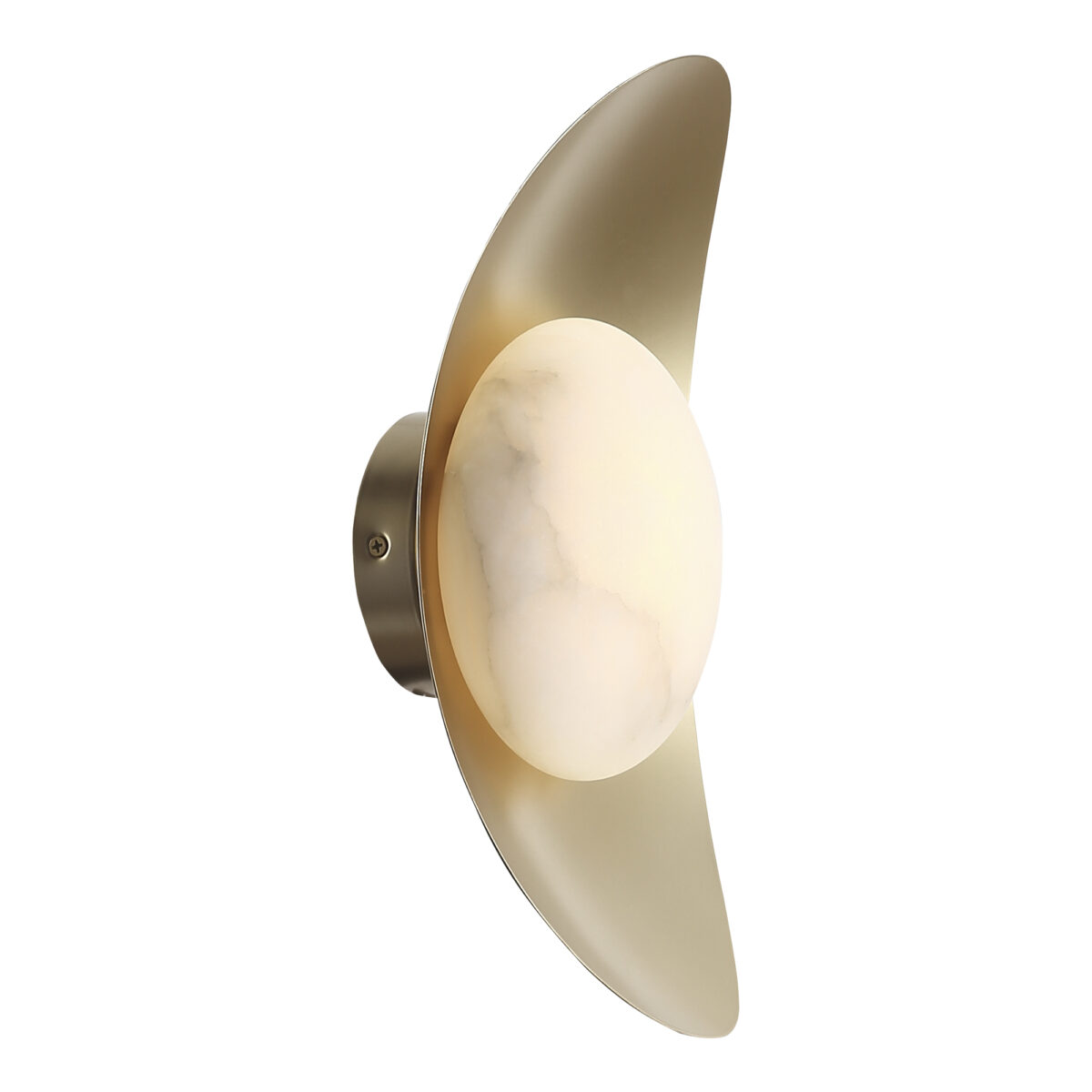 SL6229.201.01 Светильник настенный ST-Luce Золотистый/Алебастр LED 1*7W 3000K ПЕРИАЛ — изображение 4