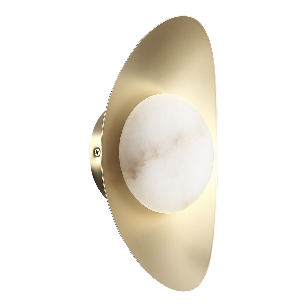 SL6229.211.01 Светильник настенный ST-Luce Золотистый/Алебастр LED 1*7W 3000K ПЕРИАЛ — изображение 2