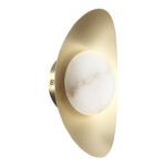 SL6229.211.01 Светильник настенный ST-Luce Золотистый/Алебастр LED 1*7W 3000K ПЕРИАЛ — изображение 2