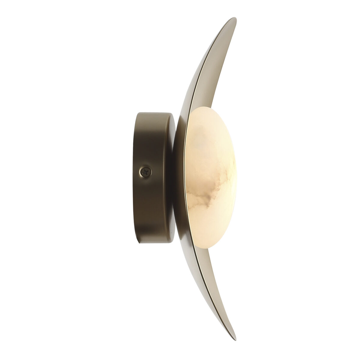 SL6229.211.01 Светильник настенный ST-Luce Золотистый/Алебастр LED 1*7W 3000K ПЕРИАЛ — изображение 4