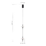 SL6231.403.02 Светильник подвесной ST-Luce Черный/Прозрачный LED 2*5W 4000K ЗЕНИТ — изображение 3