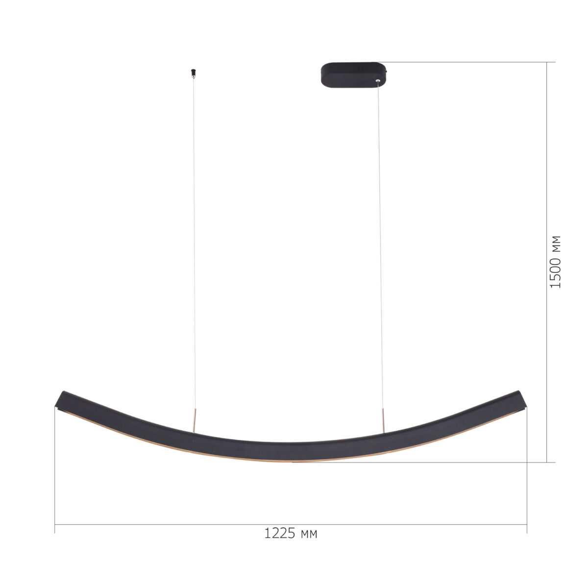 SL6232.403.01 Светильник подвесной ST-Luce Черный/Черный LED 1*20W 4000K ХАРМОНИ — изображение 2