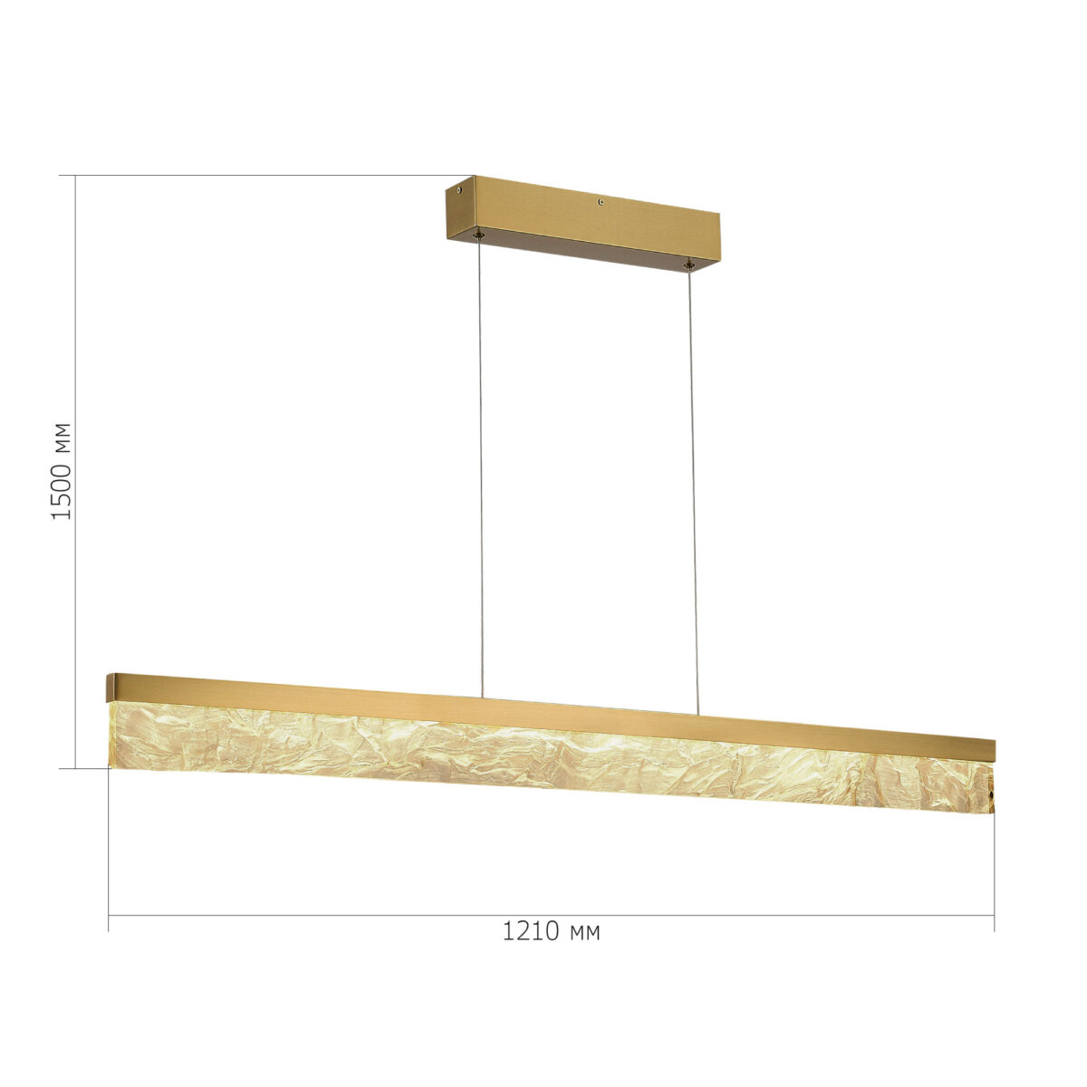 SL6234.303.45 Светильник подвесной ST-Luce Латунь/Золотистый LED 1*45W 4000K СПЛЕНДИД — изображение 5