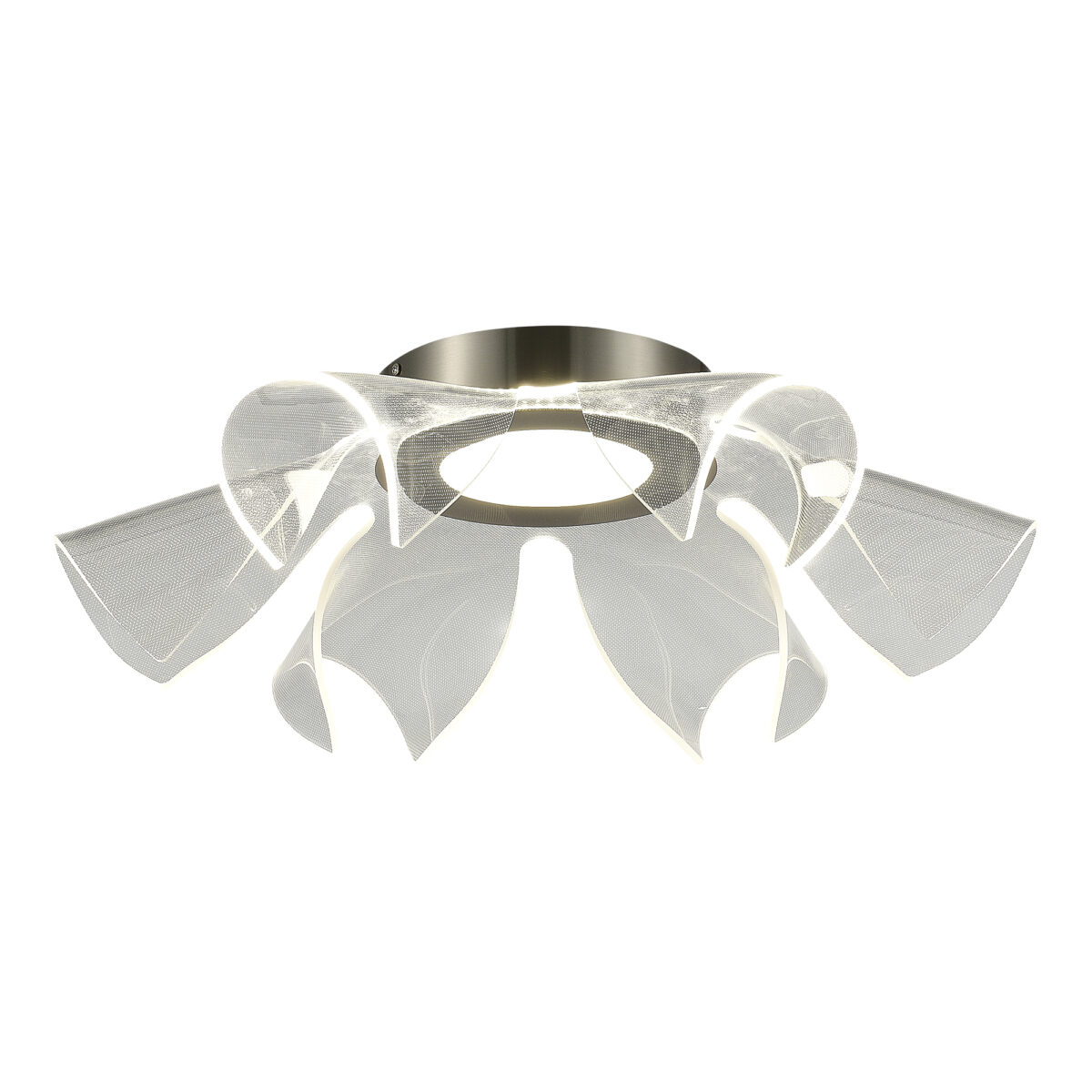 SL6235.102.20 Светильник потолочный ST-Luce Никель/Прозрачный LED 1*20W 4000K ФИЕРА — изображение 1