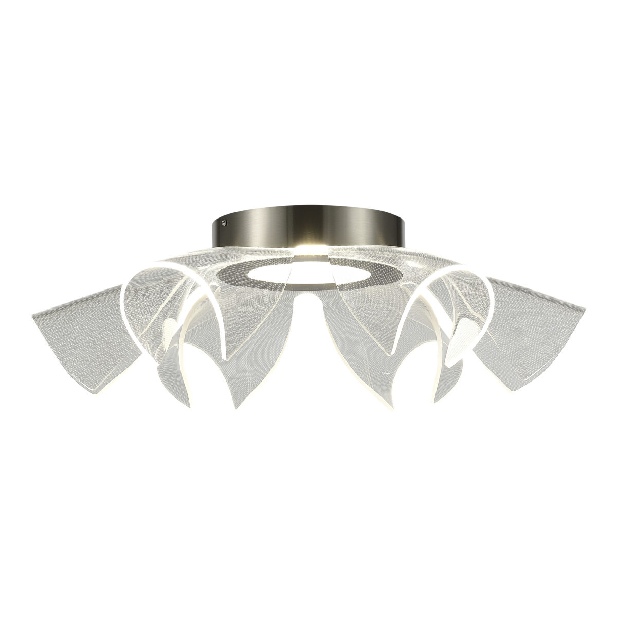 SL6235.102.20 Светильник потолочный ST-Luce Никель/Прозрачный LED 1*20W 4000K ФИЕРА — изображение 4