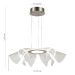 SL6235.103.20 Светильник подвесной ST-Luce Никель/Прозрачный LED 1*20W 4000K ФИЕРА — изображение 6