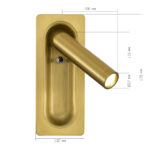 SL6238.301.01 Светильник настенный ST-Luce латунь/латунь LED 1*3W 4000K ПАРИЛЛА — изображение 9