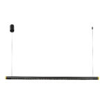 SL6238.413.01 Светильник подвесной ST-Luce черный/черный,латунь LED 1*28W 4000K ПАРИЛЛА