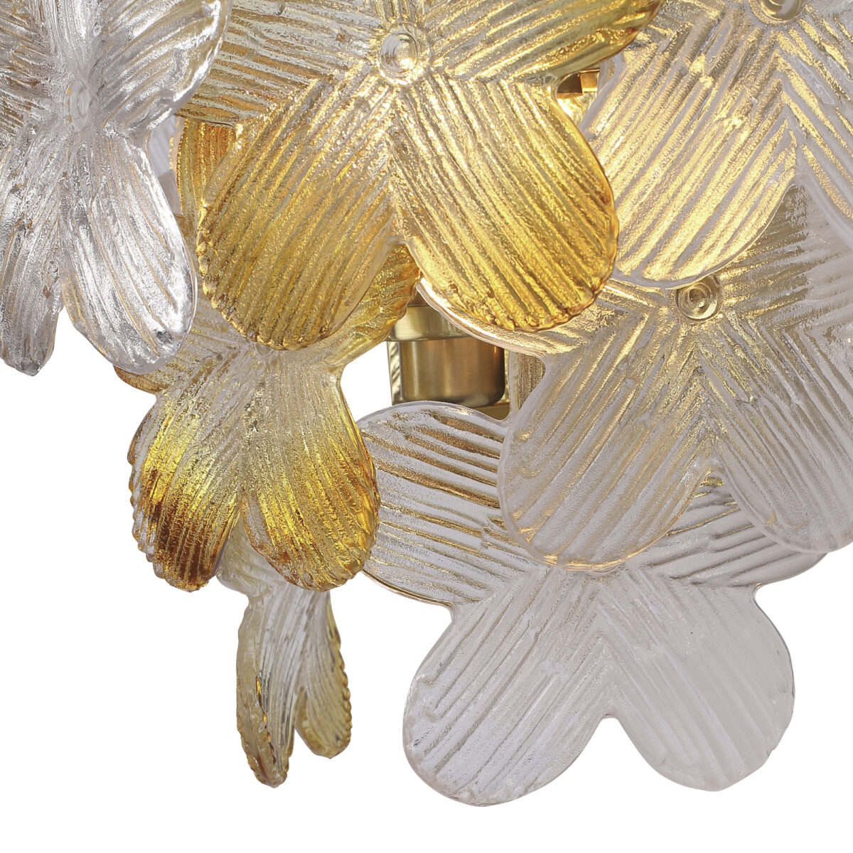 SL6240.201.02 Светильник настенный ST-Luce золотистый/Прозрачный, янтарный E14 2*60W ТЕНДЕРО — изображение 5