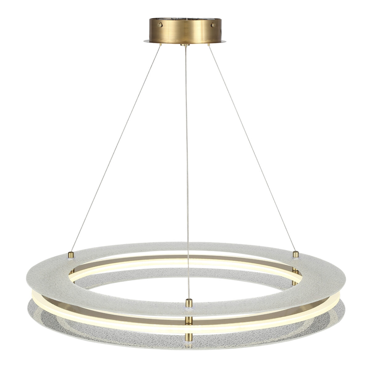 SL6245.203.01 Светильник подвесной ST-Luce золотистый/Прозрачный LED 1*40W 4000K ФЭГИ — изображение 3