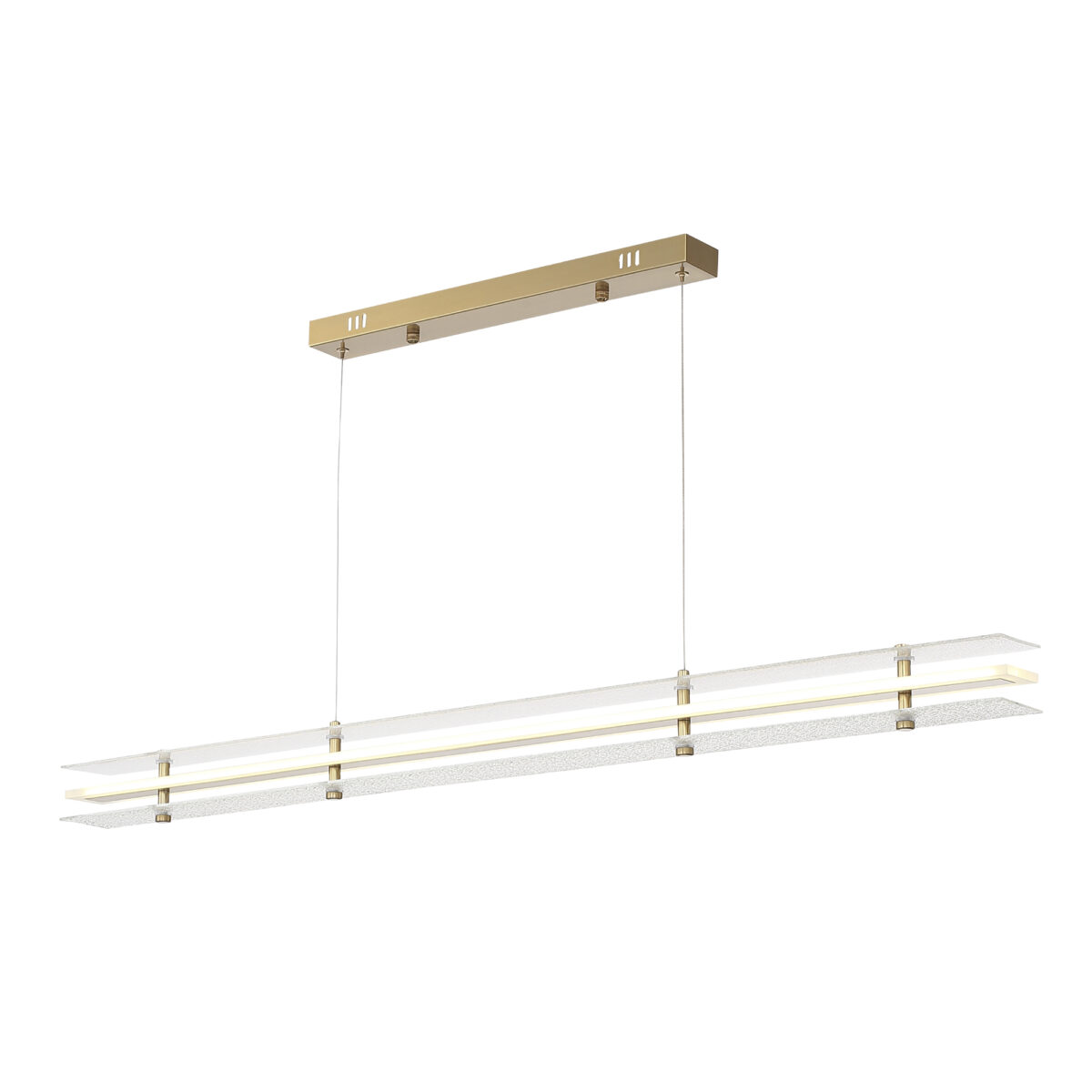 SL6245.223.01 Светильник подвесной ST-Luce золотистый/Прозрачный LED 1*30W 4000K ФЭГИ — изображение 3