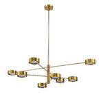 SL6504.302.08 Светильник потолочный ST-Luce Латунь/Латунь LED 8*5W 3000K ВИКО — изображение 2