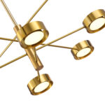 SL6504.302.08 Светильник потолочный ST-Luce Латунь/Латунь LED 8*5W 3000K ВИКО — изображение 3