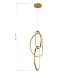 SL6505.213.42 Подвес ST-Luce Золотистый/Золотистый LED 1*42W 4000K АБРА — изображение 4