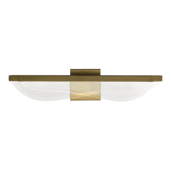 SL6509.201.01 Светильник настенный ST-Luce Золотистый/Прозрачный LED 1*18W 4000K ФЕЗАЛЕ
