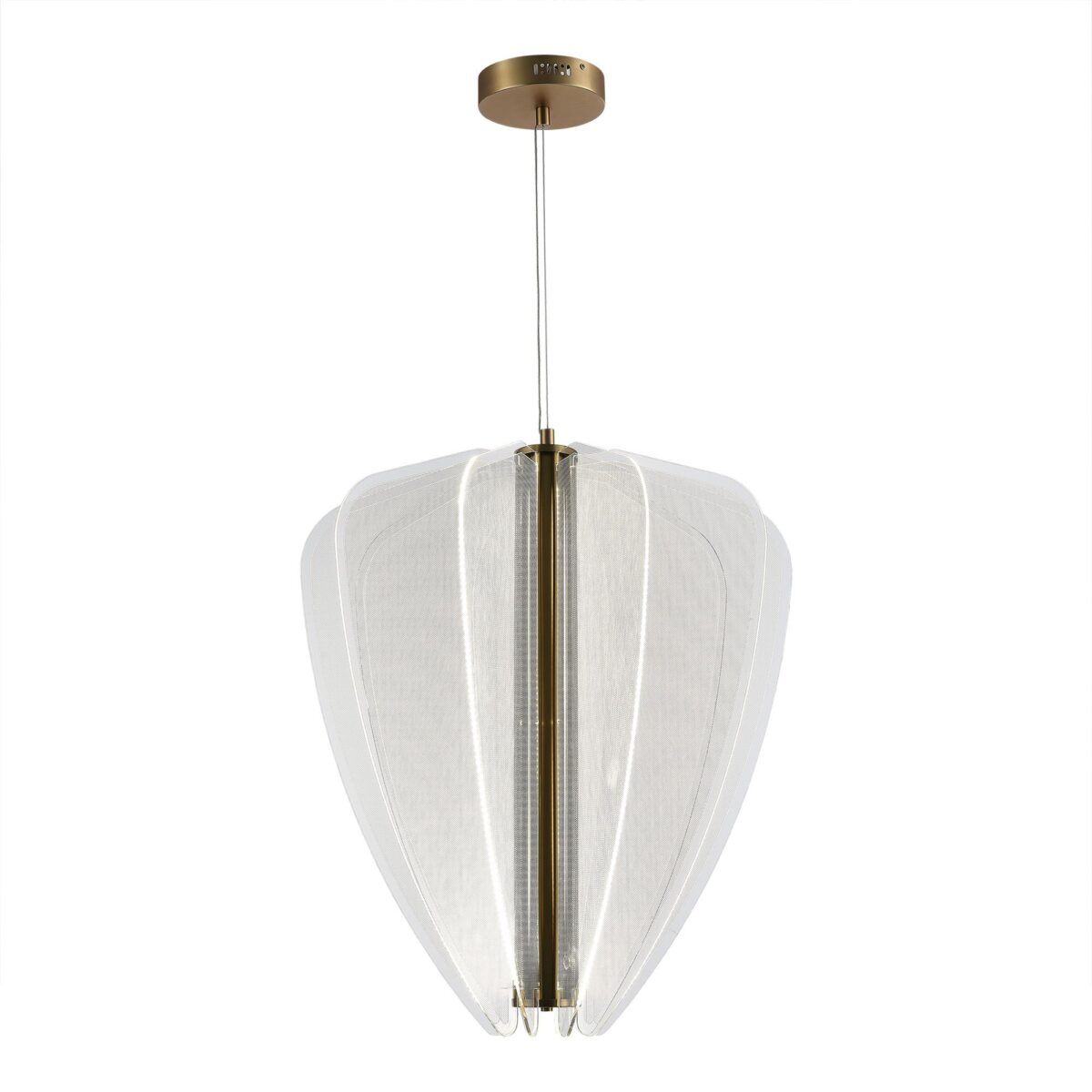 SL6509.213.01 Светильник подвесной ST-Luce Золотистый/Прозрачный LED 1*75W 4000K ФЕЗАЛЕ — изображение 1
