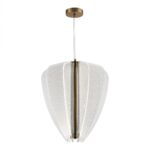 SL6509.213.01 Светильник подвесной ST-Luce Золотистый/Прозрачный LED 1*75W 4000K ФЕЗАЛЕ