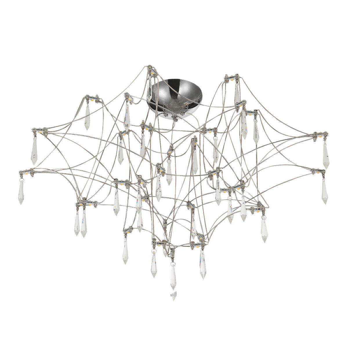 SL6601.102.78 Светильник потолочный ST-Luce Хром/Прозрачный LED 78*0,35W 3000K ГРАВЕТТА — изображение 2