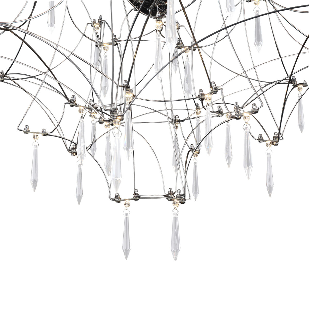 SL6601.102.78 Светильник потолочный ST-Luce Хром/Прозрачный LED 78*0,35W 3000K ГРАВЕТТА — изображение 4