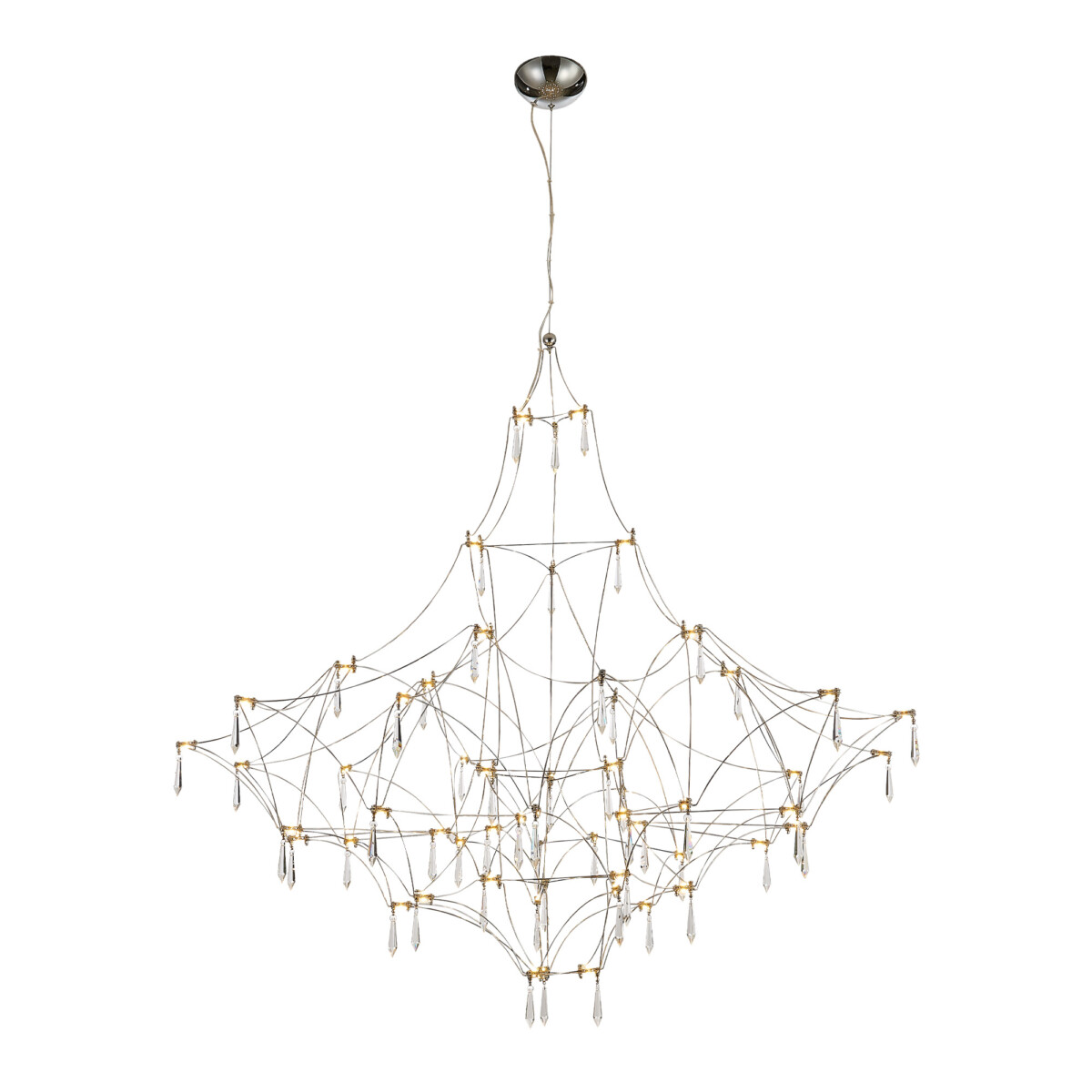 в наличии SL6601.113.114 Светильник подвесной ST-Luce Хром/Прозрачный LED 114*0,5W 3000K ГРАВЕТТА - купить в интернет-магазине Светильники Торг