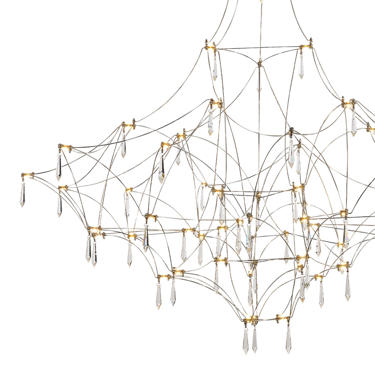 в наличии SL6601.113.114 Светильник подвесной ST-Luce Хром/Прозрачный LED 114*0,5W 3000K ГРАВЕТТА - купить в интернет-магазине Светильники Торг