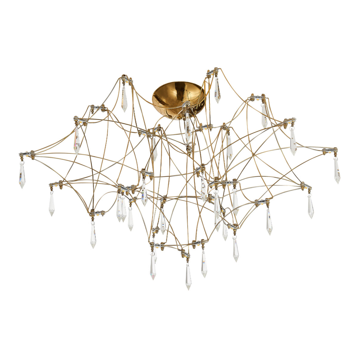 SL6601.202.78 Светильник потолочный ST-Luce Золотистый/Прозрачный LED 78*0,35W 3000K ГРАВЕТТА — изображение 2