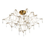 SL6601.202.78 Светильник потолочный ST-Luce Золотистый/Прозрачный LED 78*0,35W 3000K ГРАВЕТТА — изображение 2