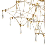 SL6601.202.78 Светильник потолочный ST-Luce Золотистый/Прозрачный LED 78*0,35W 3000K ГРАВЕТТА — изображение 3