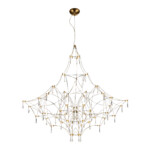 в наличии SL6601.213.114 Светильник подвесной ST-Luce Золотистый/Прозрачный LED 114*0,5W 3000K ГРАВЕТТА - купить в интернет-магазине Светильники Торг