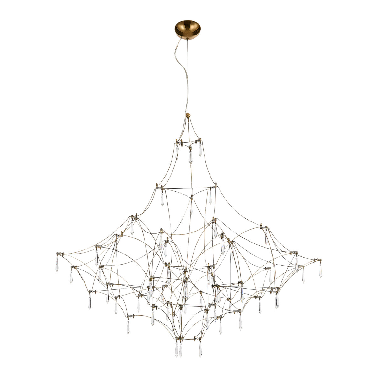 в наличии SL6601.213.114 Светильник подвесной ST-Luce Золотистый/Прозрачный LED 114*0,5W 3000K ГРАВЕТТА - купить в интернет-магазине Светильники Торг