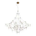 в наличии SL6601.213.114 Светильник подвесной ST-Luce Золотистый/Прозрачный LED 114*0,5W 3000K ГРАВЕТТА - купить в интернет-магазине Светильники Торг