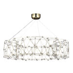 SL6602.203.72 Светильник подвесной ST-Luce Золотистый/Прозрачный LED 1*72W 4000K ГРАВЕТТА