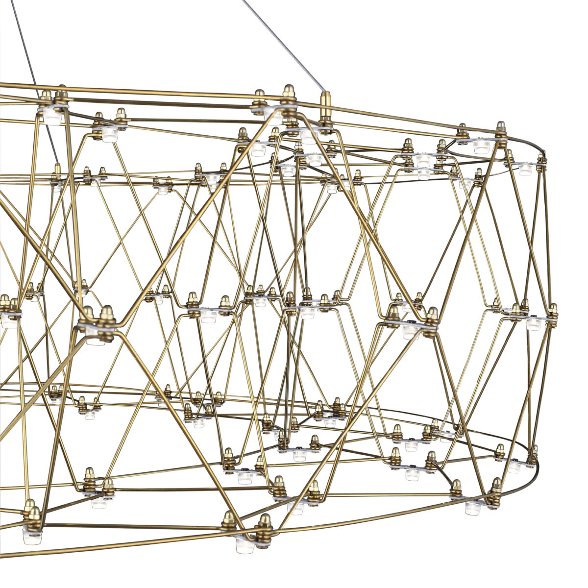 SL6602.203.72 Светильник подвесной ST-Luce Золотистый/Прозрачный LED 1*72W 4000K ГРАВЕТТА — изображение 4