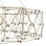 SL6602.203.72 Светильник подвесной ST-Luce Золотистый/Прозрачный LED 1*72W 4000K ГРАВЕТТА — изображение 4