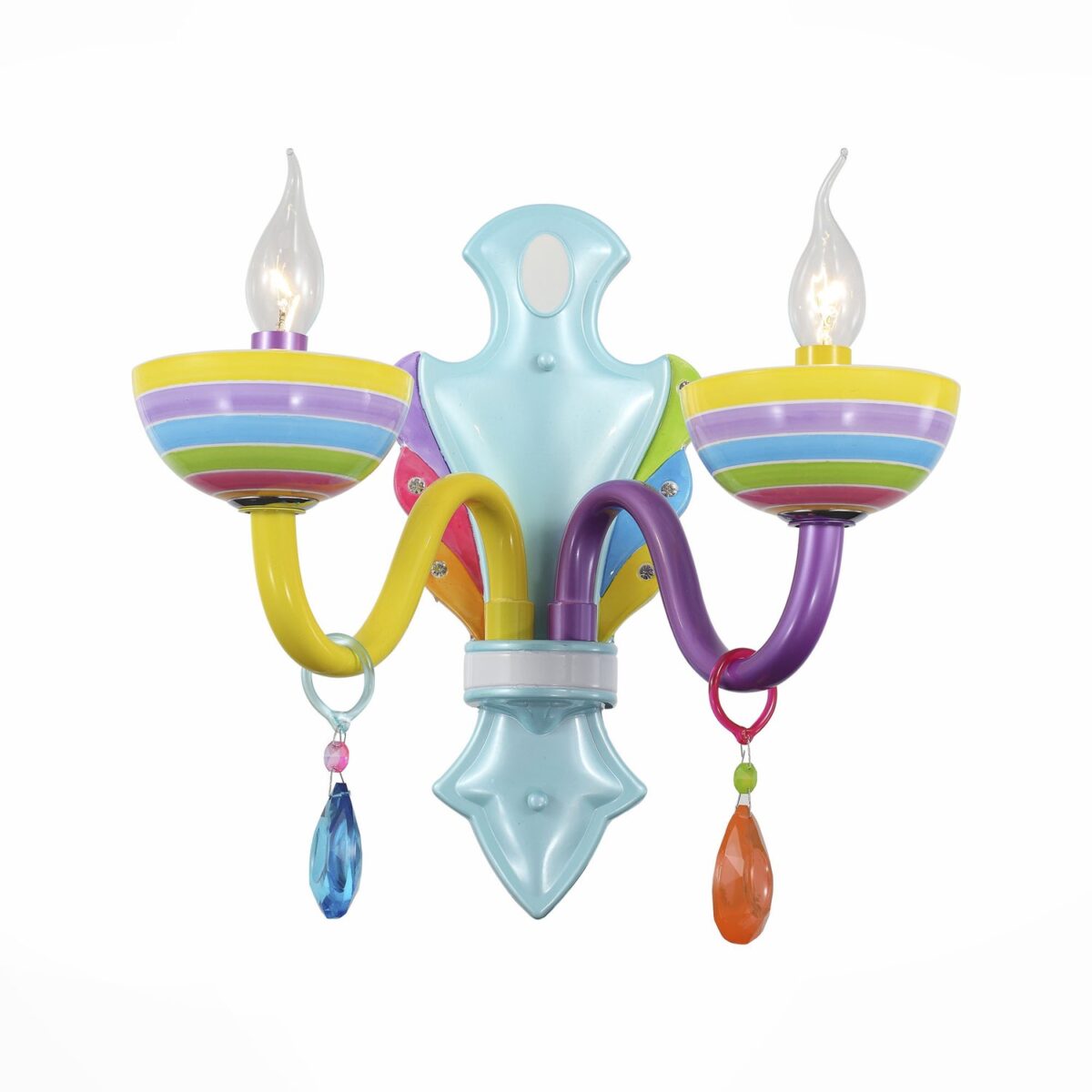 SL672.781.02 Бра ST-Luce Разноцветный/Разноцветный E14 2*40W ОРНАТО — изображение 1