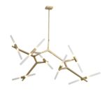 SL947.202.14 Люстра потолочная ST-Luce Золотистый/Белый G9 14*5W ЛАКОНИСТА — изображение 2