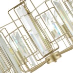 SLE103403-05 Светильник подвесной Шампань/Прозрачный E14 5*40W GIANO — изображение 3